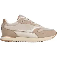 Pepe Jeans for woman. PLS400039 Beige Bexley Essence sneakers (37), Flat, Laces, Casual