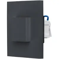 EVN LQ230 LED innfelt vegglampe up/down antrasitt