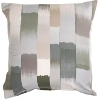 Nordstrand Putetrekk 60x63 cm - 100% bomullssatin - Grønne striper