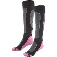 Cairn Spirit, Skisokker, Black Pink