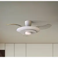 Mantra-Iluminacion LED-takvifte Kyoto, hvit, DC, stillegående, CCT, 106 cm