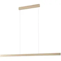LUCANDE LED-hengelampe Mylosh, gull, 150 cm, CCT, dimbar