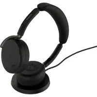 Jabra Evolve3 65 Flex UC Svart med Link 390a og trådløs ladestasjon