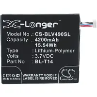 24hShop Batteri til nettbrett for LG G Pad 8.0, V490, V495 og andre.