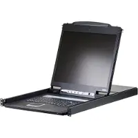 Aten CL1308N - KVM-konsoll med KVM-svitsj - 8 porter - PS/2, USB - 19 - kan monteres i rack - 1280 x 1024 @ 75 Hz - 250 cd/m² - 1000:1 - 5 ms - 1U