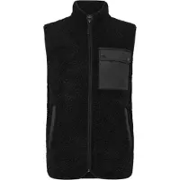 Didriksons Rasmus 2, Fleecevest, Herre, Black