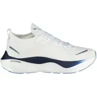 EA7 unisex. X8X246_XK443 Shoes Nitro Wave white (35 1/3), Flat, 1 to 3 cm, Laces, Casual, Sport, Running, Multisport