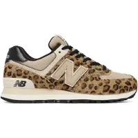 New Balance for woman. W574V2_LI 574 brown sneakers (37), Fabric, Flat, Laces, Casual