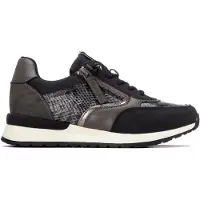 Refresh for woman. 17610902-PLOMO Gray sneakers 176109 (38), Flat, Zip, Casual, Grey