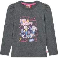 Lego Wear LEGO Friends Genser - LWTuna 600 - Mørkegrå Melert m. Trykk - - 5 år (110) - Genser