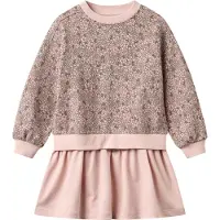 Wheat Kjole - Maggie - Rose Brown Blomster - - 5 år (110) - Kjole
