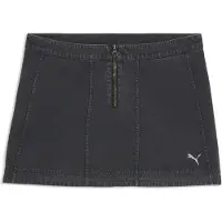 Puma FUTURE..ARCHIVE Washed Twill Skirt Women, Clothing, Black, L