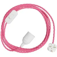 Creative Cables Snakebis Twisted E14 Lampeholder Med Ledning