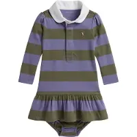 Ralph Lauren Kjole/Bloomers - Rugby - Summer Purple Multi - - 74 - Kjole