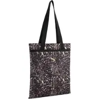 Puma POP 10L Tote Bag Women, Accessories, Black/Leopard Aop, OSFA