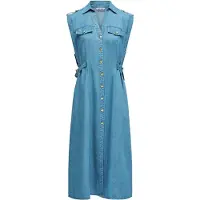 Salsa Jeans 21011518 Ermeløs Kjole