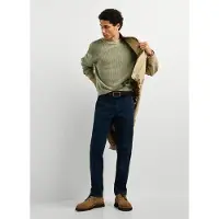 Pepe Jeans for man. PM2100128 Navy Blue Slim Chino Pants (33), Casual, Cotton