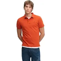 Superdry for man. M1110452A Polo Classic Pique Orange (3XL), Casual, Cotton, Short sleeve