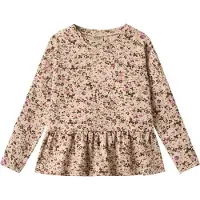 Wheat Genser - Carolina - Soft Sand Flower Wine - - 10 år (140) - Genser