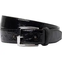 Hackett for man. HM413616 Nicole black belt (30), Casual, Leather