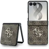 GUESS Big 4G Logo Case for Samsung Galaxy Z Flip 8 - Brown
