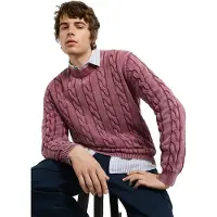 Pepe Jeans for man. PM7000094 Red Draven sweater (M), Casual, Maroon, Cotton