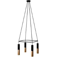 Creative Cables Cage 4 Drops Tub-e14 Doppio Hengelampe