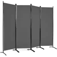 24.Se Skjermvegg 4 paneler H173cm - Grå