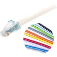 CommScope Patchkabel kat 6A U/UTP, Mino6A slim 4,95mm i diameter, længde: 23 fod (7,01m), farve: hvid med LSZH kappe
