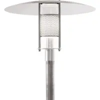 SOLAR PLUS DeKanon parkarmatur f/Ø60mm mast. E27. f/Retrofit LED. Varmgalvaniseret. Klasse II dobbeltisoleret m/3,5M kabel