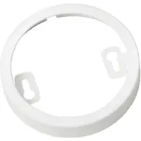 SOLAR PLUS Påbygningsring med lav indbygningshøjde til Thin G2 Hvid, til påbygningsmontering. Højde 13 mm, Ø70 mm.