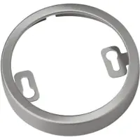 SOLAR PLUS Påbygningsring med lav indbygningshøjde til Thin G2 Børstet stål, til påbygningsmontering. Højde 13 mm, Ø70 mm.
