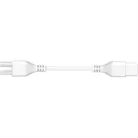 SOLAR PLUS Flexline Mellemforbindelseskabel Lige 10cm Hvid. Tilbehør til Flexline-serien.
