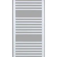 Thermrad håndklæderadiator CORE-6 1217XL500mm 4 stk ½ anboringer samt midtanboring . Hvid Ral 9016