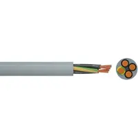Faber YSLY-JZ 03X1 GY, Grå, Kopper, PVC, 4 mm, 1,5 cm, 2000 V