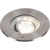 SOLAR PLUS Spot Up Multi 7 Tilt 3000K, 500lm, 40° spredning, 7,5W, 230V, IP67. Kipsbar reflektor 2x12,5°. Med 2 meter gummikabel.
