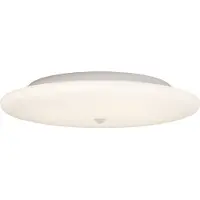 SOLAR PLUS LED-Plafond Moon Slim PIR 255, 3000 K/4000 K via DIP-switch. 1180 lm, Ra80, 3SDCM, 12,5 W, IP44, 230 V. PIR-sensor.
