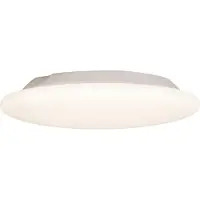 SOLAR PLUS LED-Plafond Moon Slim S 255, 3000 K/4000 K via DIP-switch. 1180 lm, Ra80, 3SDCM, 13 W, IP44, 230 V. Mikrobølgesensor.
