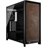 Corsair FRAME 5000D WOOD RS - Kabinett - Miditower - Svart