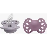 BIBS Infinity Smokker - 2-pack - Str. 1 - Anatomisk - Fossil Gre - - 0-6 md - Smokk