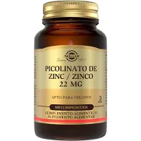 Solgar Picolinato Zinc Tabletter 100 Enheter