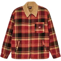 Quiksilver DNA Sherpa Harrington Jakke rød