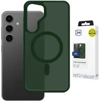 3mk Protection 3mk Smoke MagCase for Samsung Galaxy S25 - grønn-gjennomsiktig
