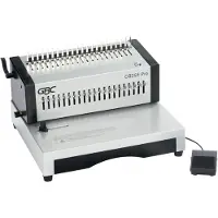 GBC CB25E Pro Heavy Duty elektrisk stanse- og spiralinnbindingsmaskin, Kapasitet 500 A4-ark, Kombi-bindemaskin, Elektrisk, 500 ark, Sølv