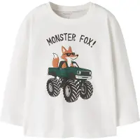 Name it Genser - NmmVogn - Loose - Cloud Danser/Fox Truck - - 4 år (104) - Genser
