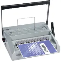 GBC MB20 MultiBind Heavy Duty plast- og metallspiral innbindingsmaskin, Kapasitet 270 A4-ark, Flerfunksjonell bindemaskin, Manuell, 500 ark, Grå