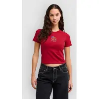 RVCA Sanctum Baby T-skjorte rød