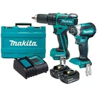 Makita COMBO-sett 18V DLX2142S (DHP453, DTD152) 2x3,0Ah