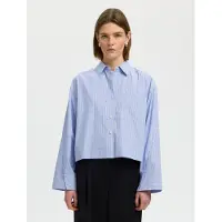 Selected Dannie Cropped Skjorte Med Lange Ermer
