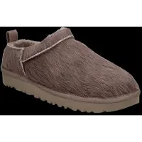 Ugg for woman. 1180417 Classic Micro Calf Hair Leather Boots brown (39), Flat, None, Casual